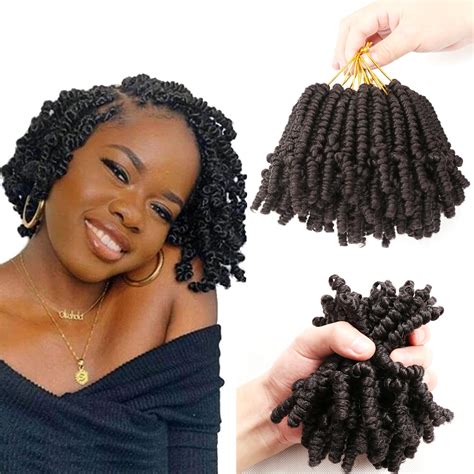 prelooped curly crochet hair|fluffy braid out crochet hair.